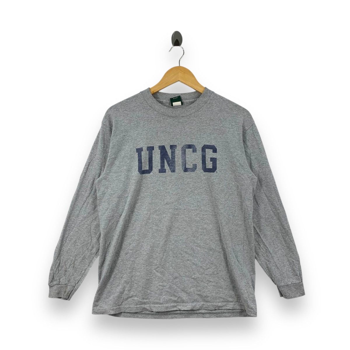 Other Vintage MV SPORT UNCG Grey Long Sleeve Tee Shirt Size M / US 6-8 / IT 42-44 - 1 Thumbnail