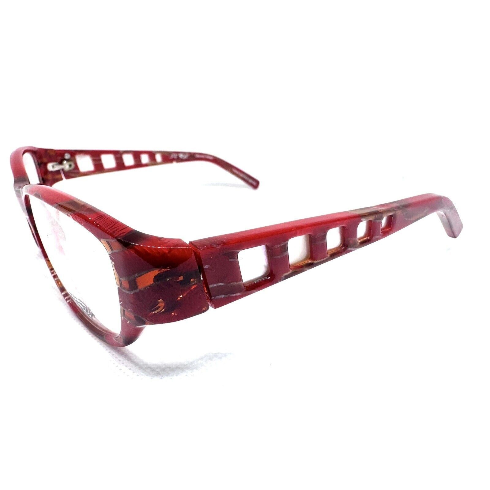 J.F. REY JF REY BY BOZ JF1178 RED EYEGLASSES RX FRAMES 55 15 FRANCE Size ONE SIZE - 7 Thumbnail