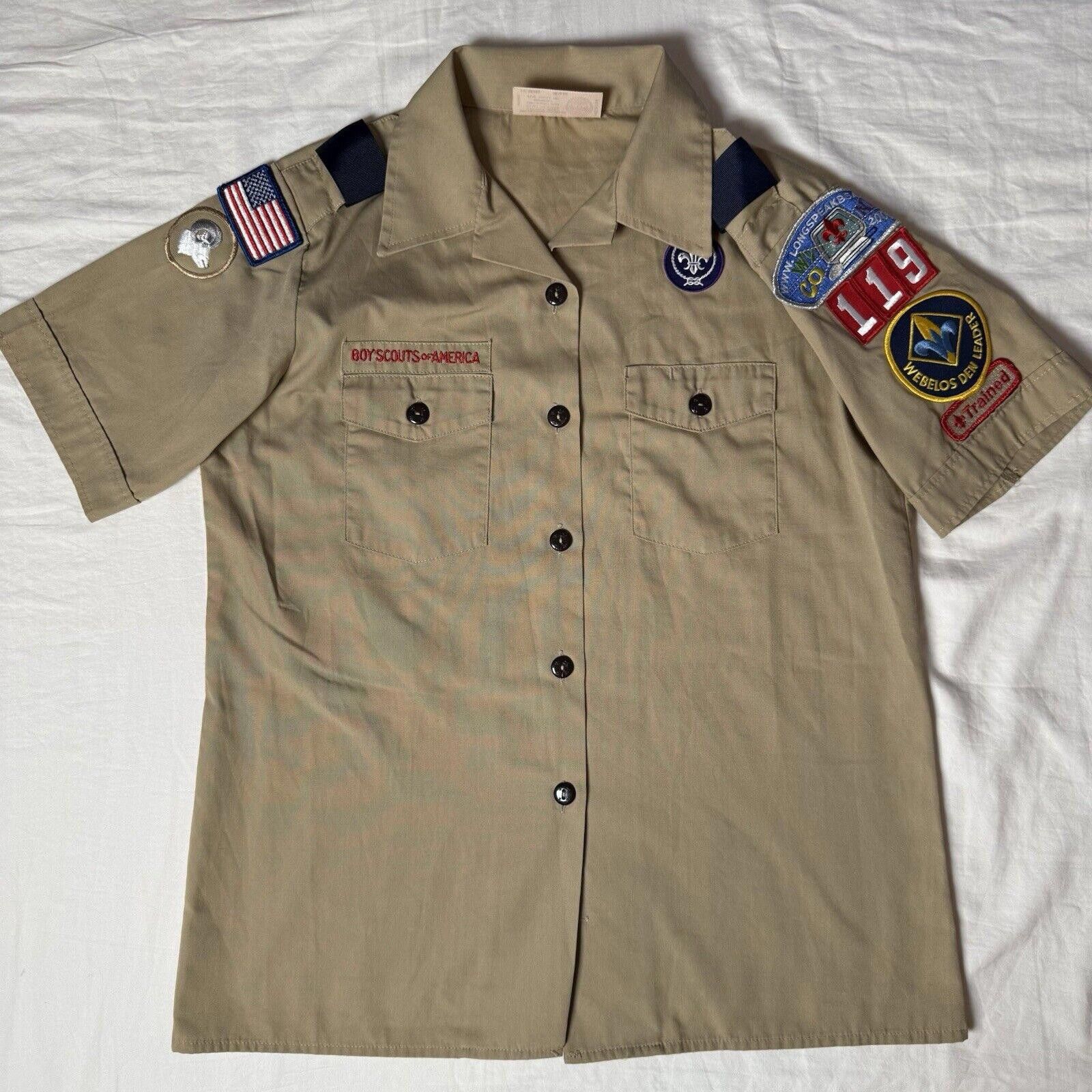 Designer Rare Boy Scouts Den Leader Official Blouse Sz M Longs Peak Size US XXS / EU 40 - 1 Thumbnail