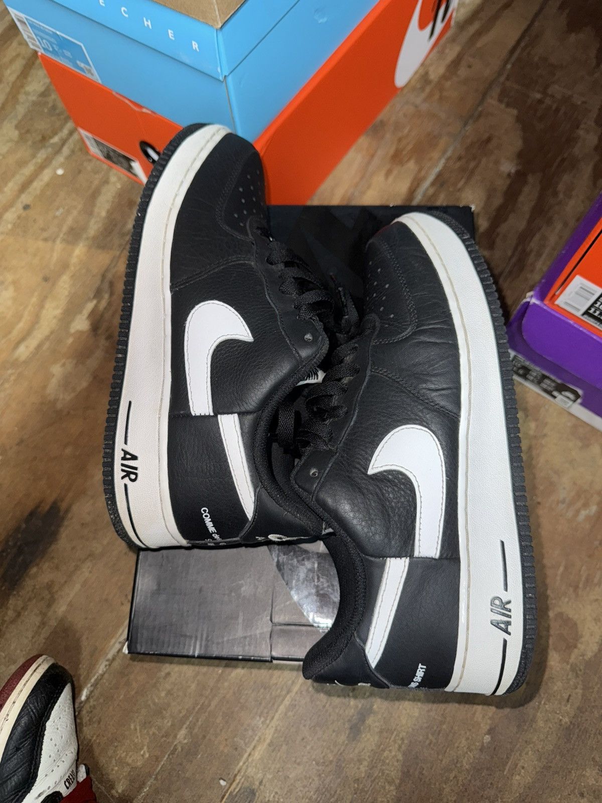 靴 NIKE AIR FORCE 1 supreme CDG 28.0 Nike Air Force 1 Low Supreme Comme des Garcons Shirt Men's
