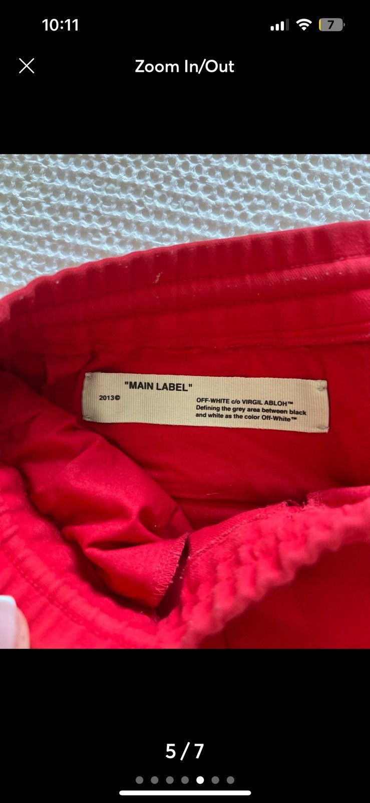 Off-White Off white trouser pants Size 27" / US 4 / IT 40 - 4 Thumbnail