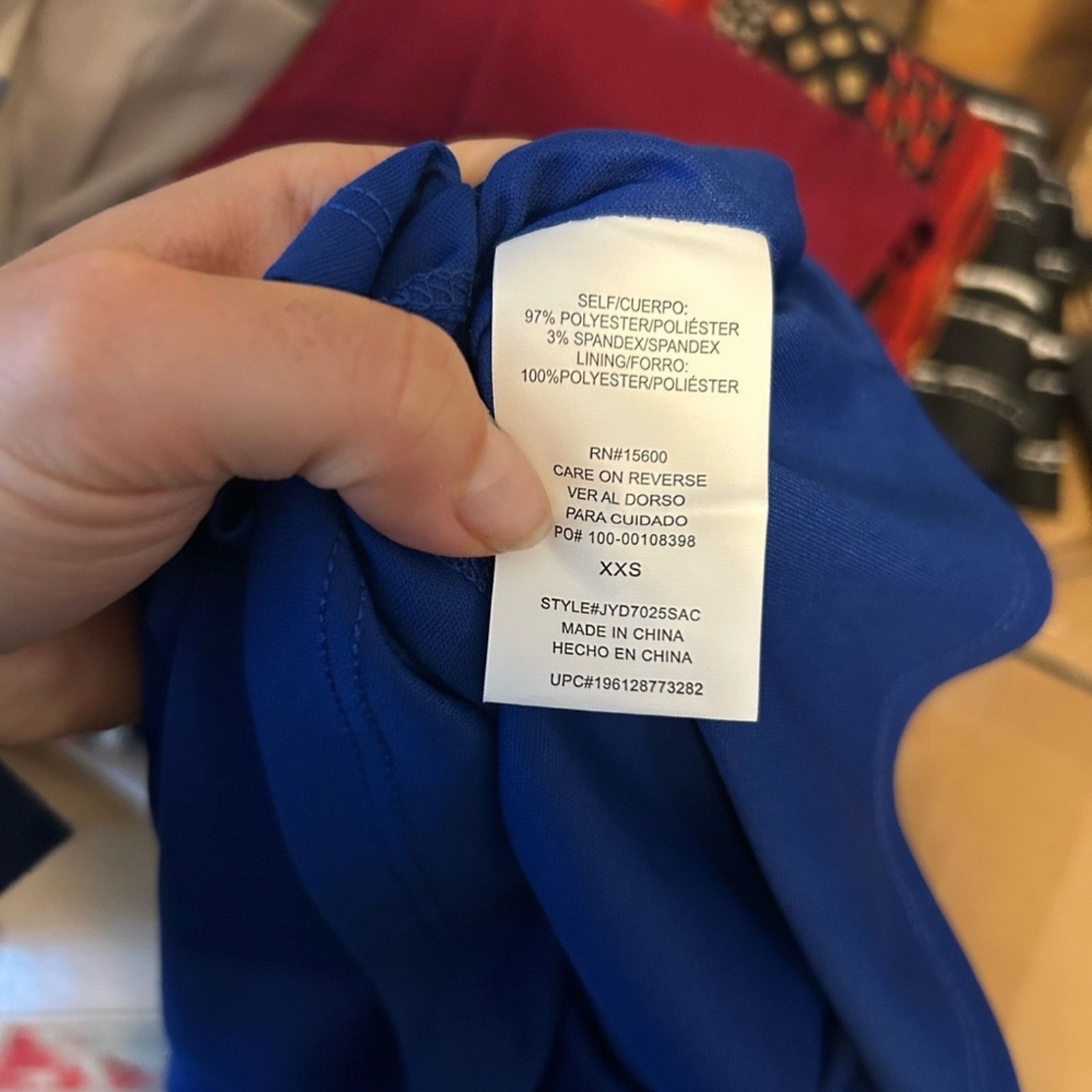 Other Nwt Jolt Royal Blue Satin Halter Mini Dress Size XXS / US 00 / IT 34 - 2 Thumbnail