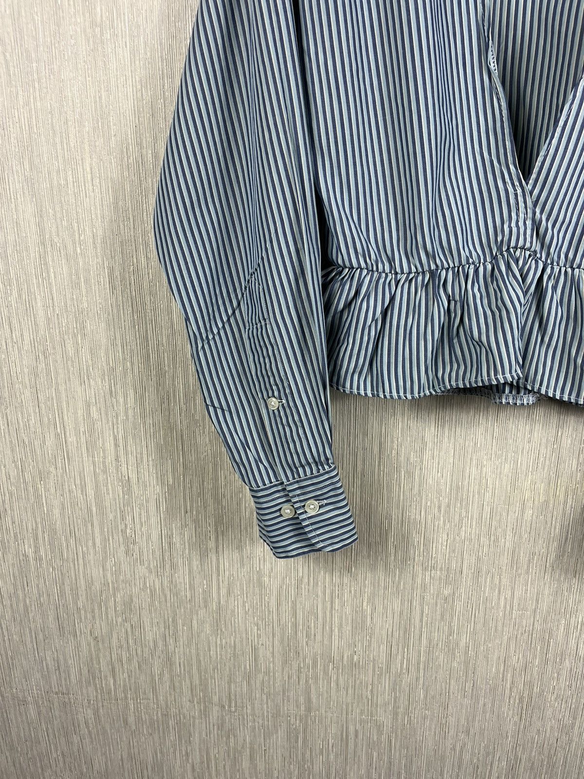 Polo Ralph Lauren × Vintage Vintage 90s Polo Ralph Lauren Alcott striped blouse shirt Size XS / US 0-2 / IT 36-38 - 5 Thumbnail