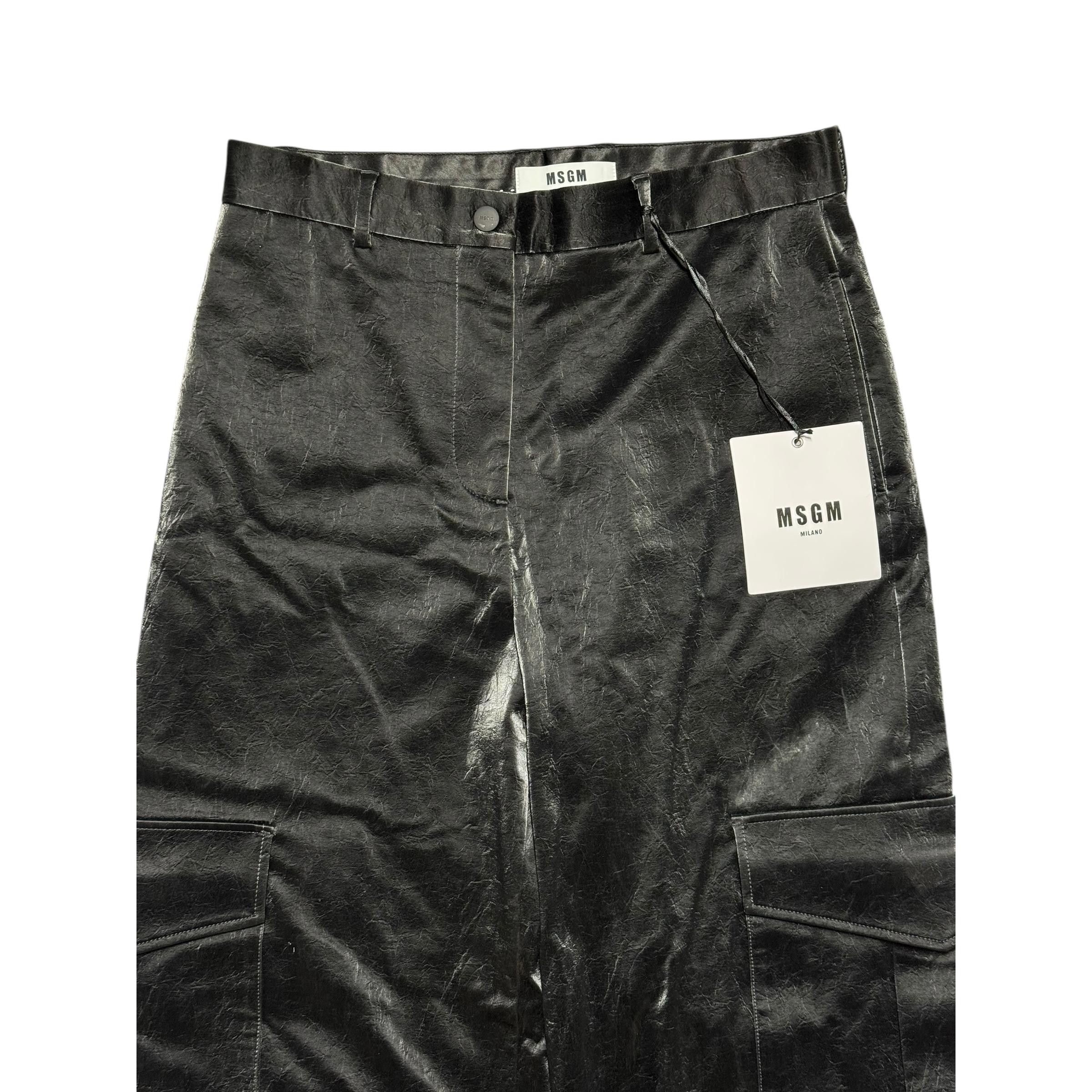 MSGM MSGM Straight Leg Cargo Trousers Size 28" / US 6 / IT 42 - 6 Thumbnail