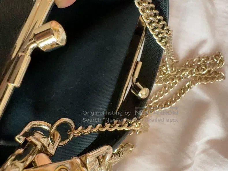 Vivienne Westwood Vivienne Westwood size os Dumpling Bag Black and Gold Cross Size ONE SIZE - 5 Thumbnail