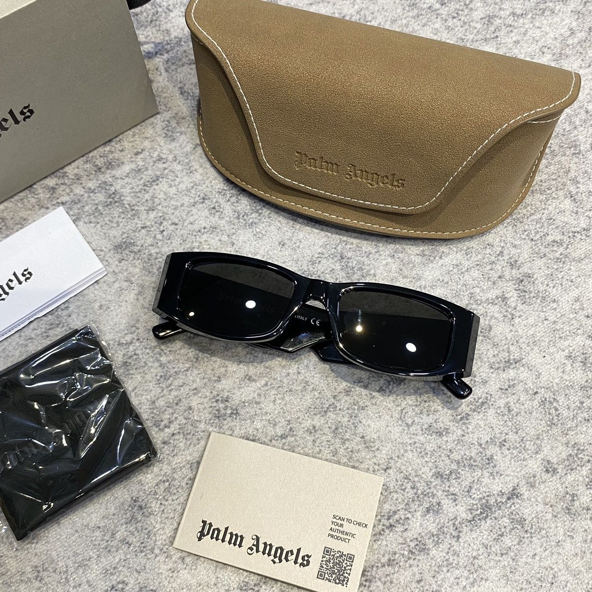 Palm Angels PALM ANGELS PERI007S22 11007 Sunglasses BLACK Size ONE SIZE - 3 Thumbnail