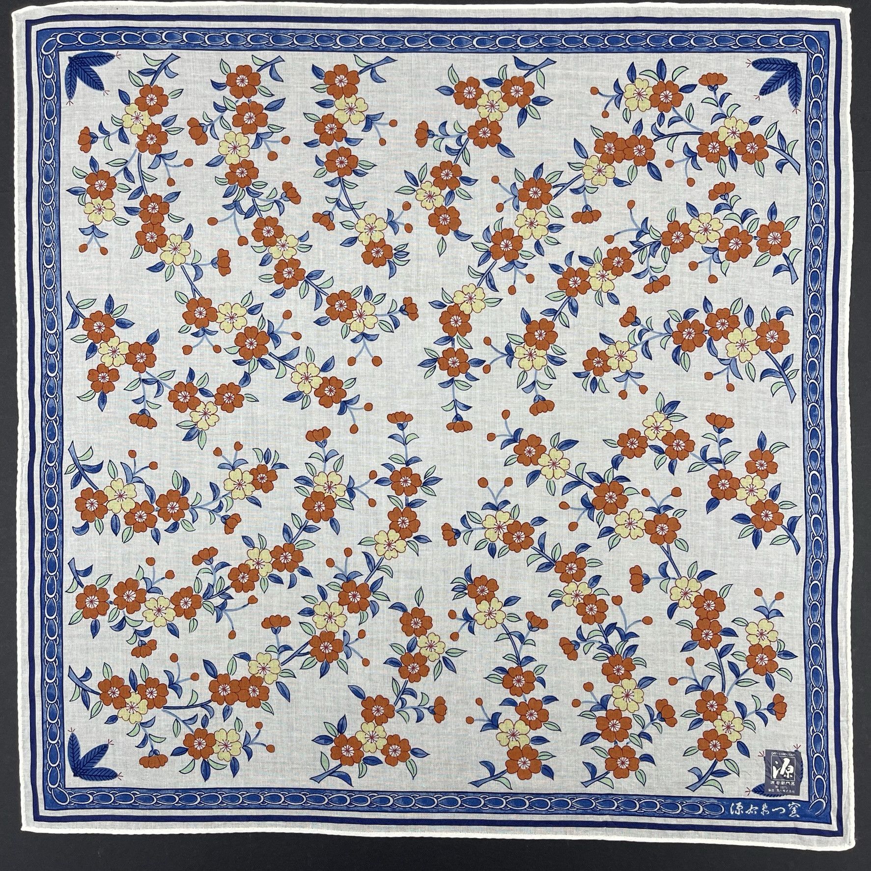 Japanese Brand Japanese Floral Handkerchief Art - 5044 Size ONE SIZE - 2 Thumbnail