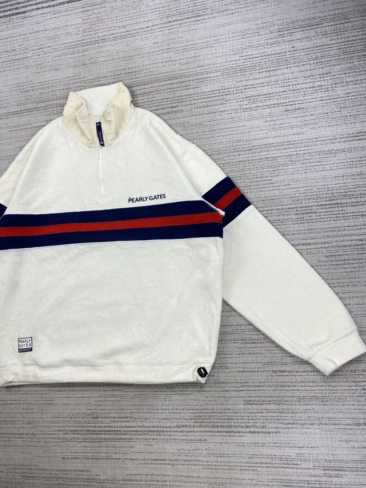 Japanese Brand × Vintage Vintage 90s Pearly Gates Half Zipper Sweatshirt Size US L / EU 52-54 / 3 - 4 Thumbnail