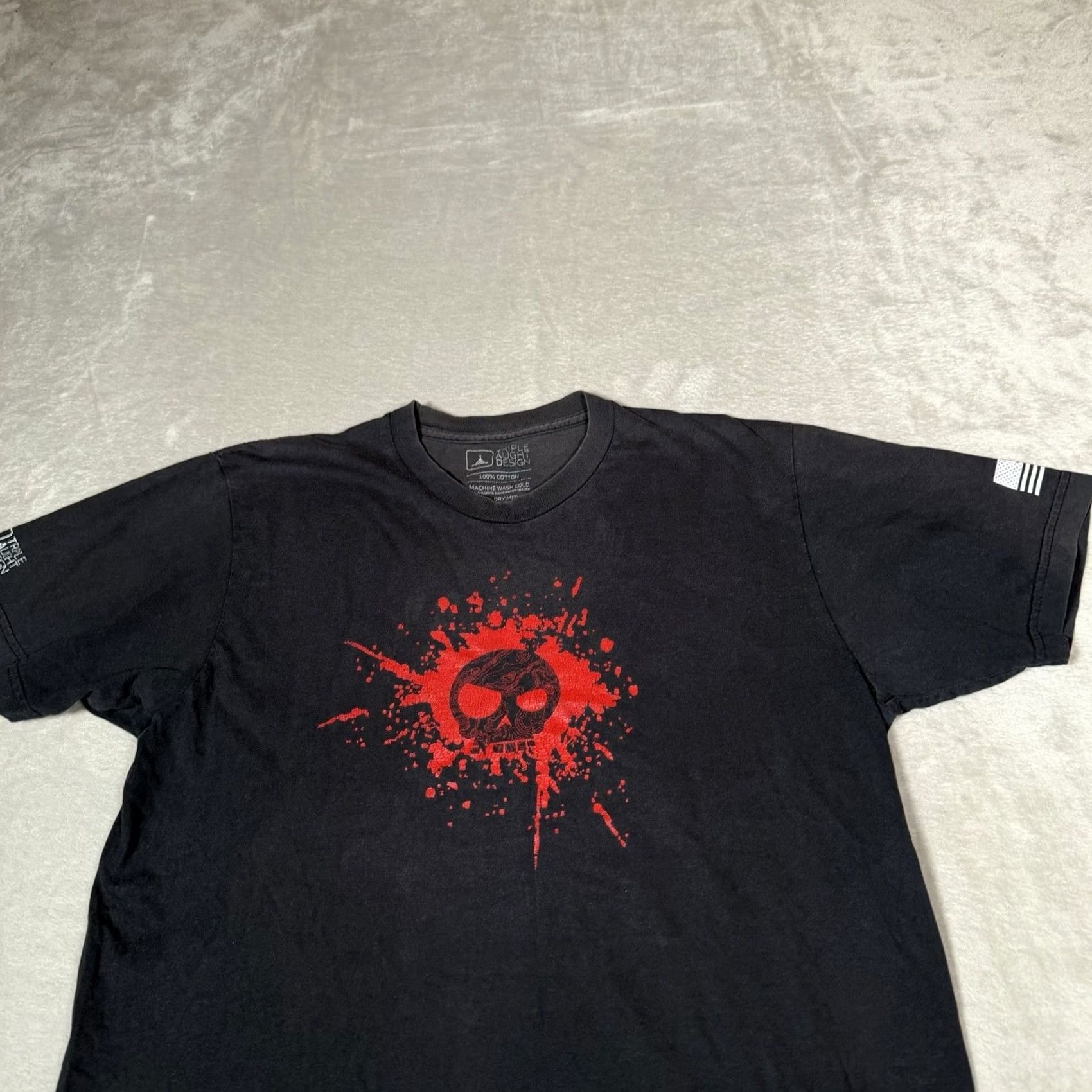 Vintage VINTAGE? (No) Triple Aught Design Shirt Mens Large Black Outdoor Y2K Graphic Stretch Logo Size US L / EU 52-54 / 3 - 3 Thumbnail
