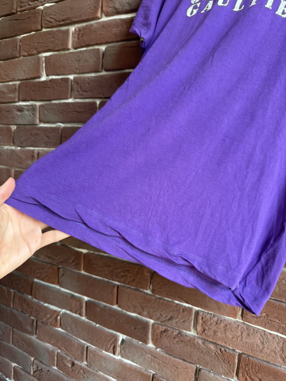 Jean Paul Gaultier VINTAGE JEAN PAUL GAULTIER Cracked LOGO T-SHIRT TEE Purple Size XL / US 12-14 / IT 48-50 - 4 Thumbnail