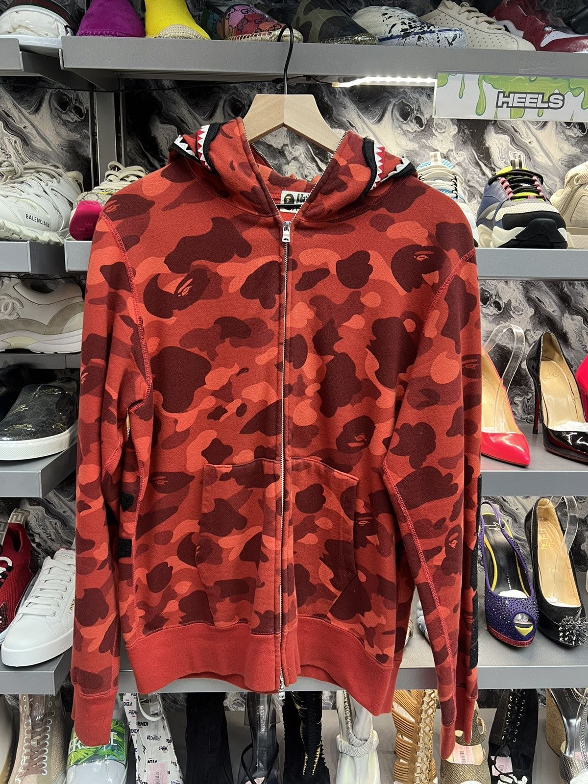 Bape Bape Full Shark Zipper Size US L / EU 52-54 / 3 - 1 Thumbnail