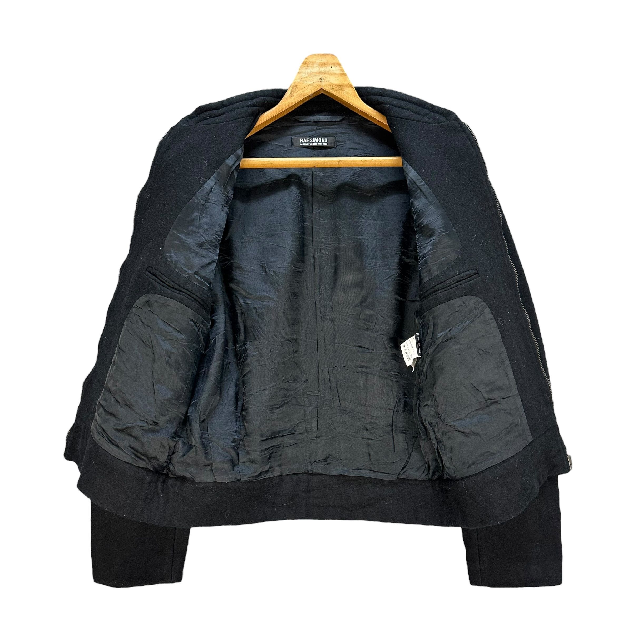 Raf Simons Raf Simons AW 07-08 Extrafine Wool Bomber Jacket #A18-0423 Size US S / EU 44-46 / 1 - 10 Thumbnail