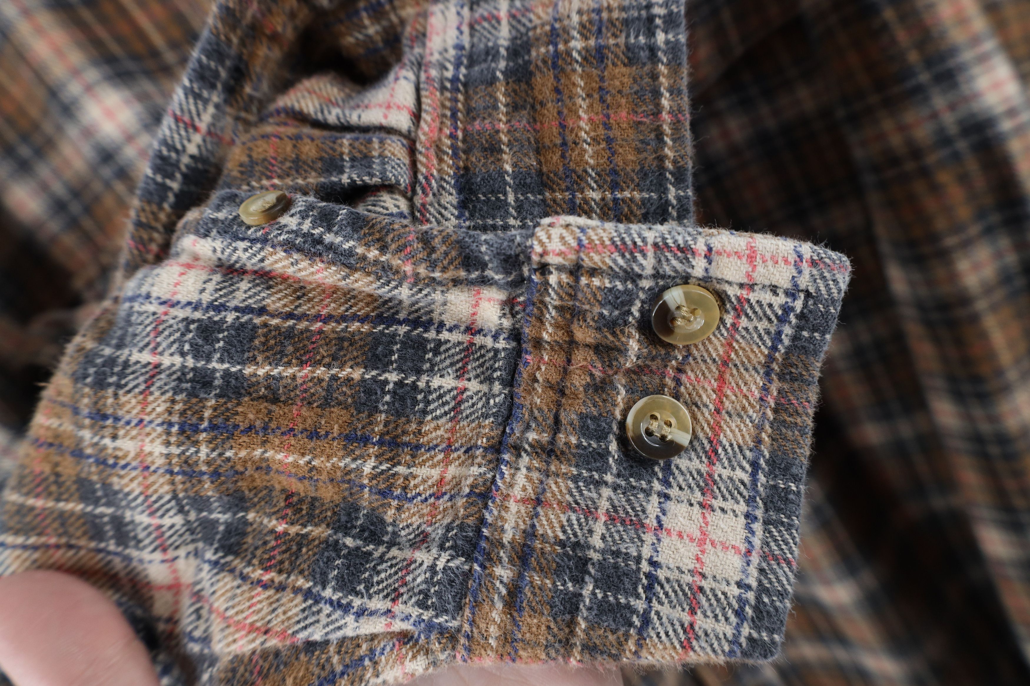 Vintage Vintage 90s Streetwear Heavyweight Flannel Button Down Shirt Size US XXL / EU 58 / 5 - 6 Thumbnail