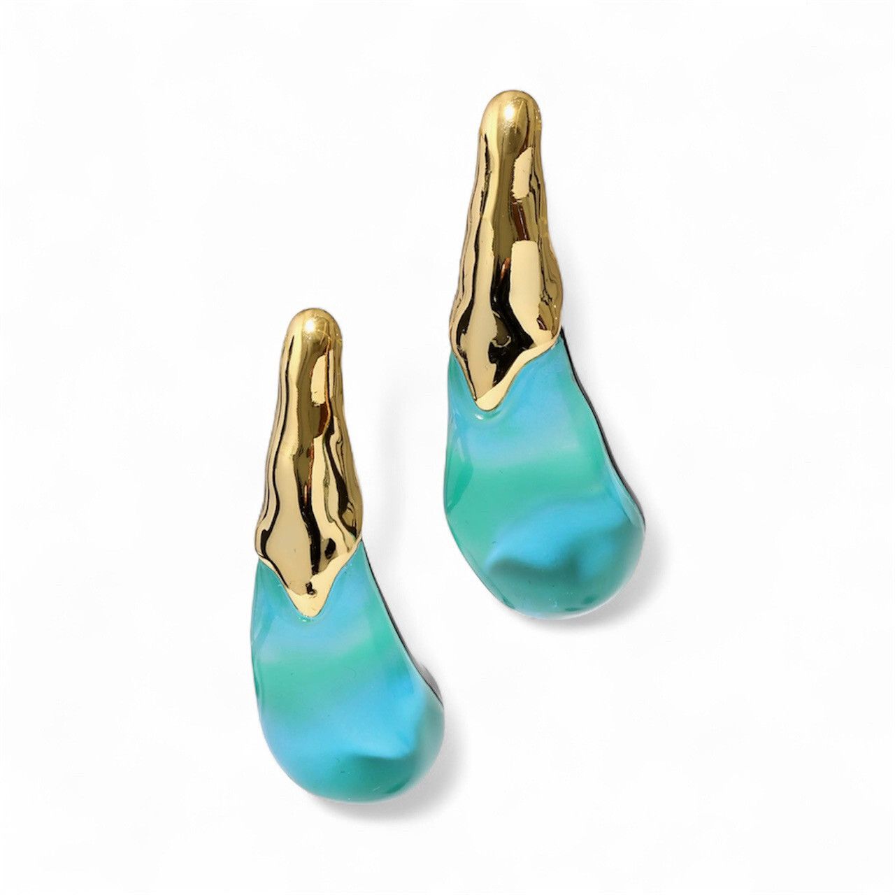 Alexis Bittar Alexis Bittar Liquid Lucite Arched Large Drop Earrings Size ONE SIZE - 1 Thumbnail
