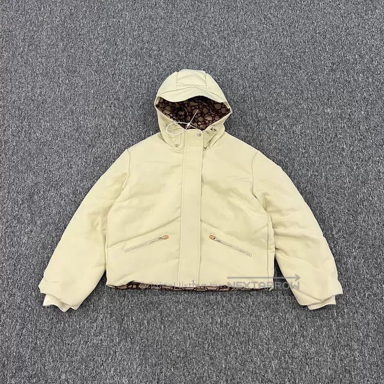 Hermes Hermes Fully Printed Beige Hooded Down Jacket Size XS / US 0-2 / IT 36-38 - 1 Thumbnail