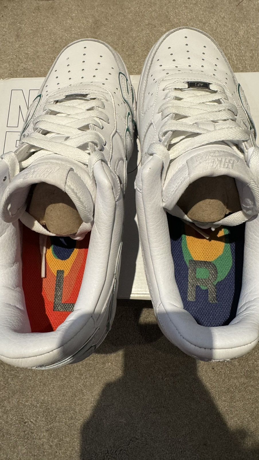 Cactus Plant Flea Market × Nike Nike x CPFM Cactus Plant Flea Market Air Force 1 By You Size US 10.5 / EU 43-44 - 18 Thumbnail