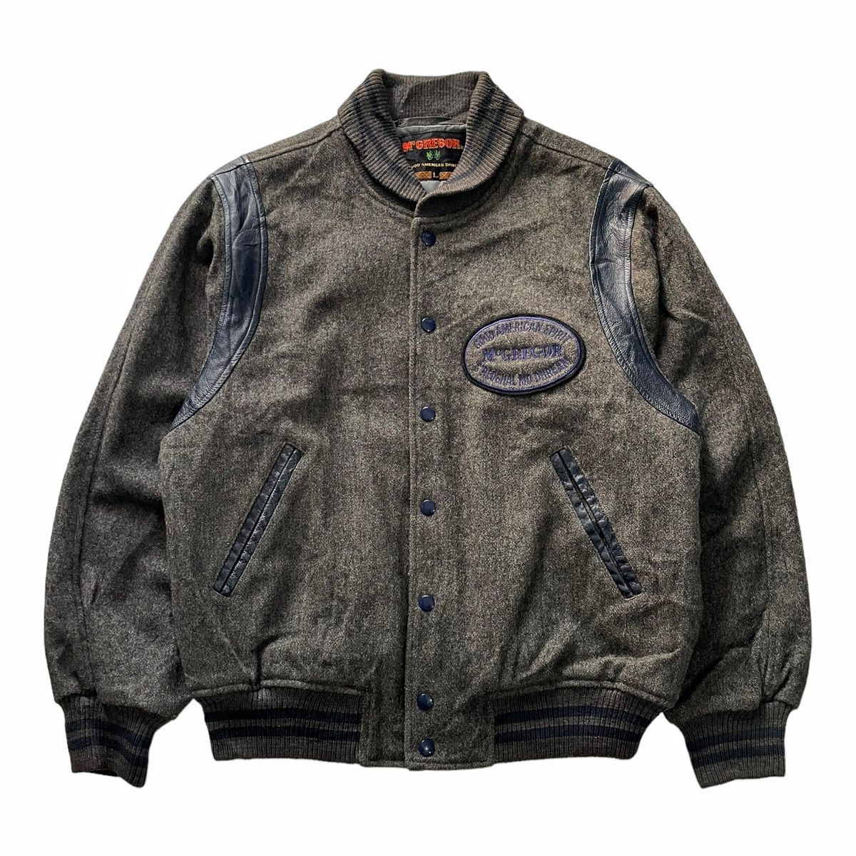 Vintage Mcgregor Wool Letterman Varsity Sportswear Jacket