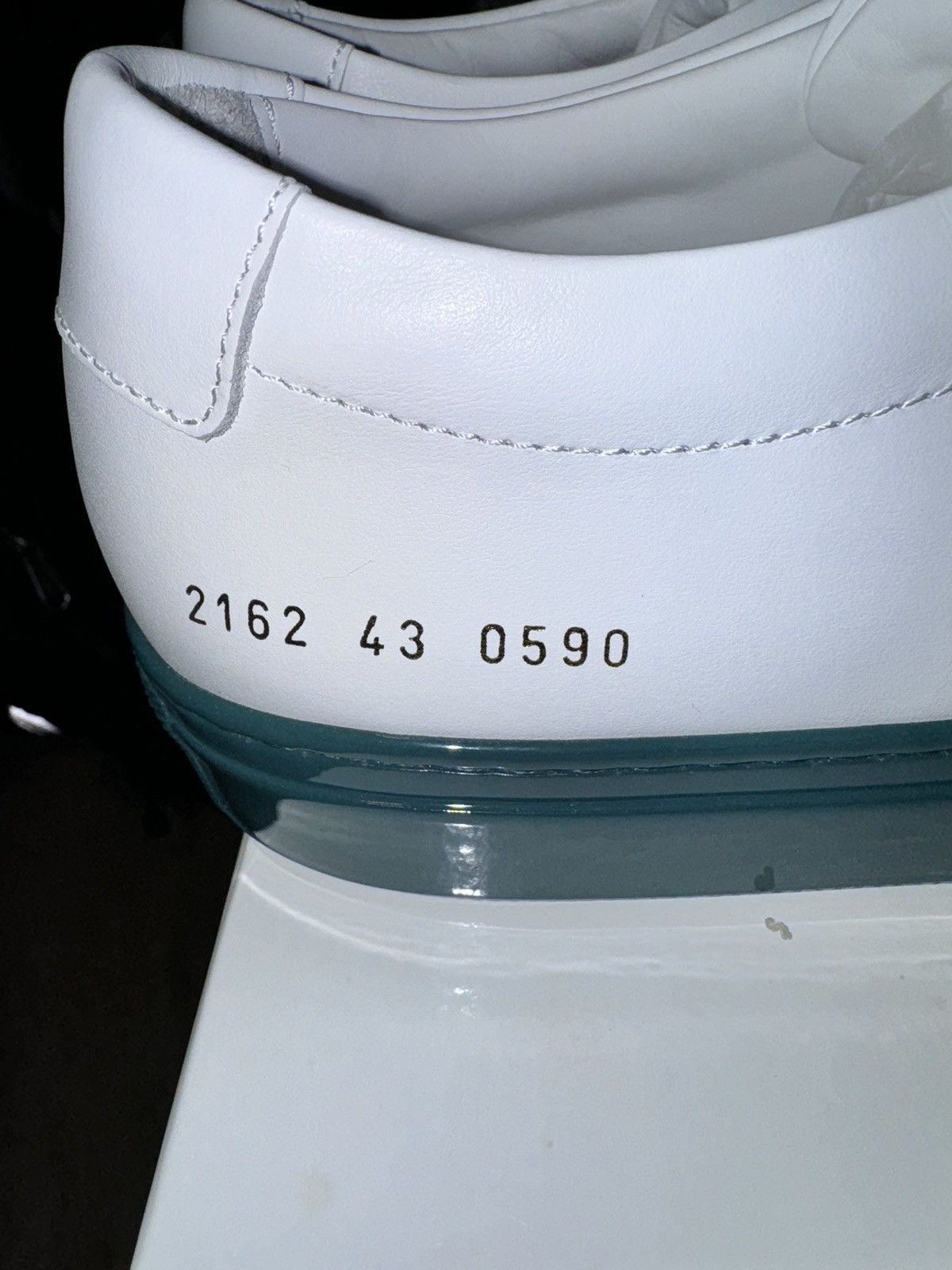 Common Projects Common Projects Original Achilles Low Wht/Green Size US 10 / EU 43 - 6 Thumbnail