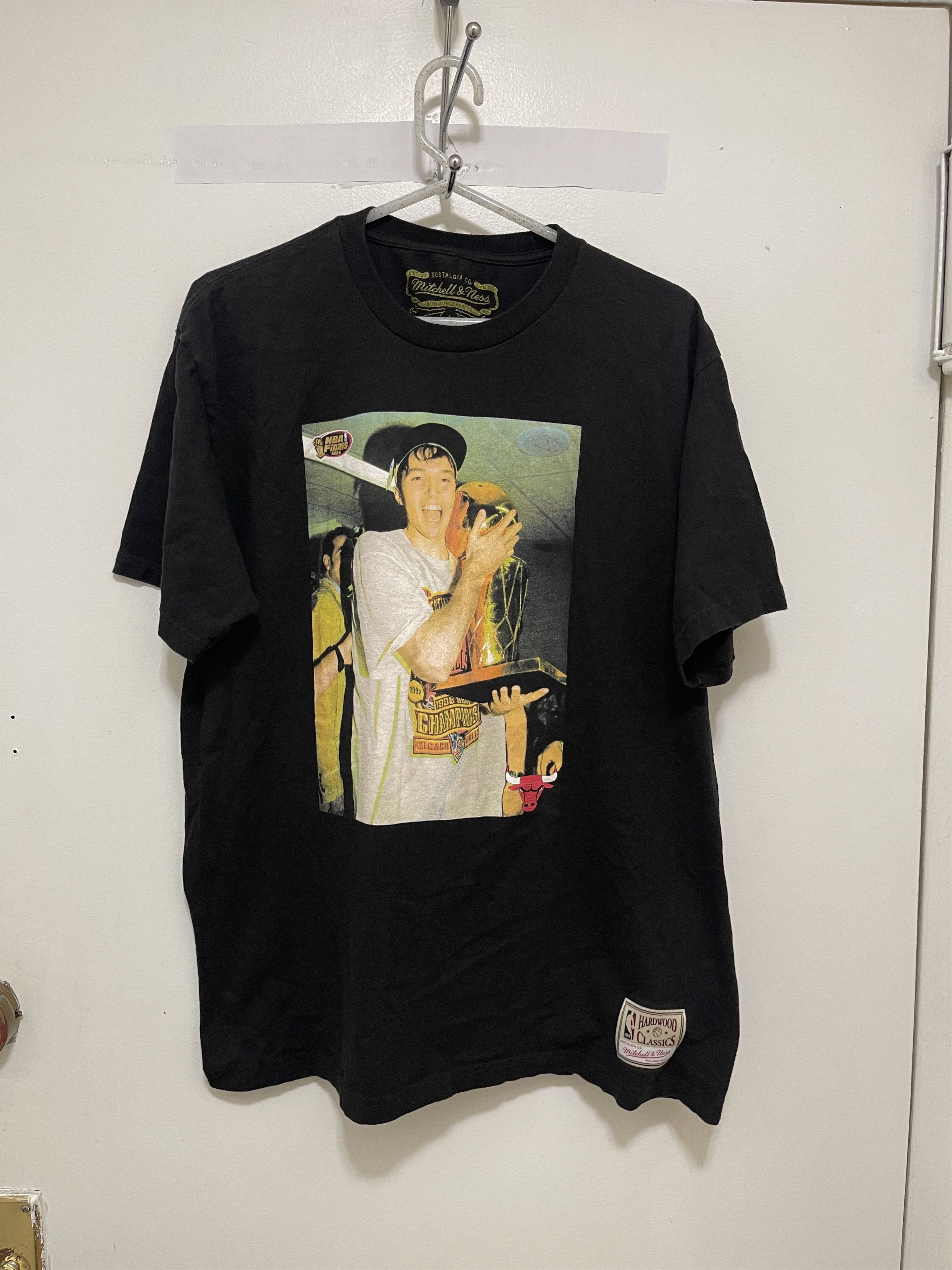 Mitchell & Ness Champ Stack T-Shirt à Manches Courtes NBA Hardwood Classics - Noir