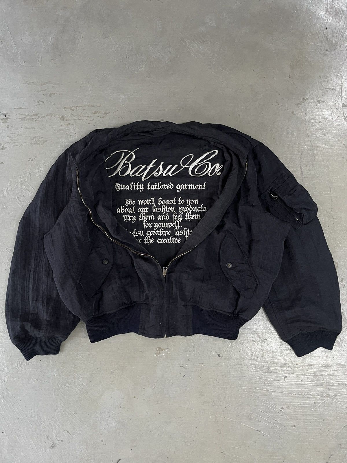 Japanese Brand Batsu Reversible Parachute Utility Bomber Issey Miyake Style Size US L / EU 52-54 / 3 - 2 Thumbnail