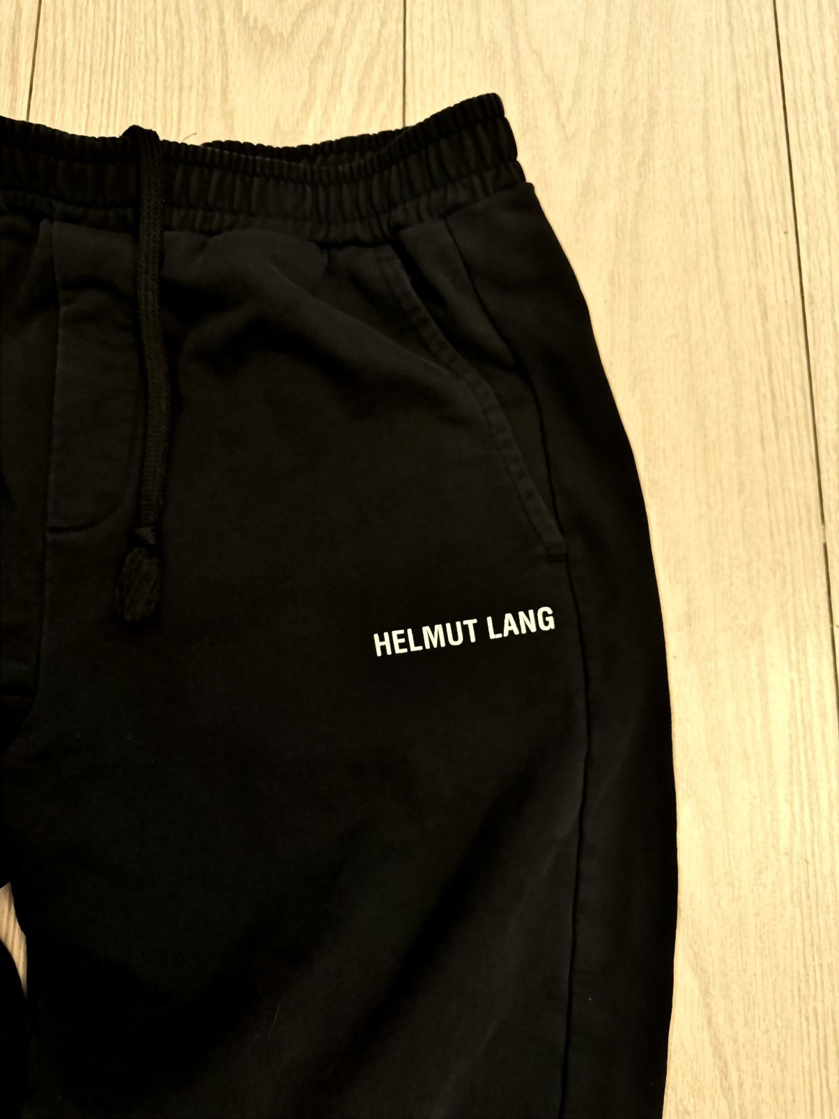 Helmut Lang Helmut Lang Black Joggers Minimalist Designer Sweatpants Size US 32 / EU 48 - 2 Thumbnail