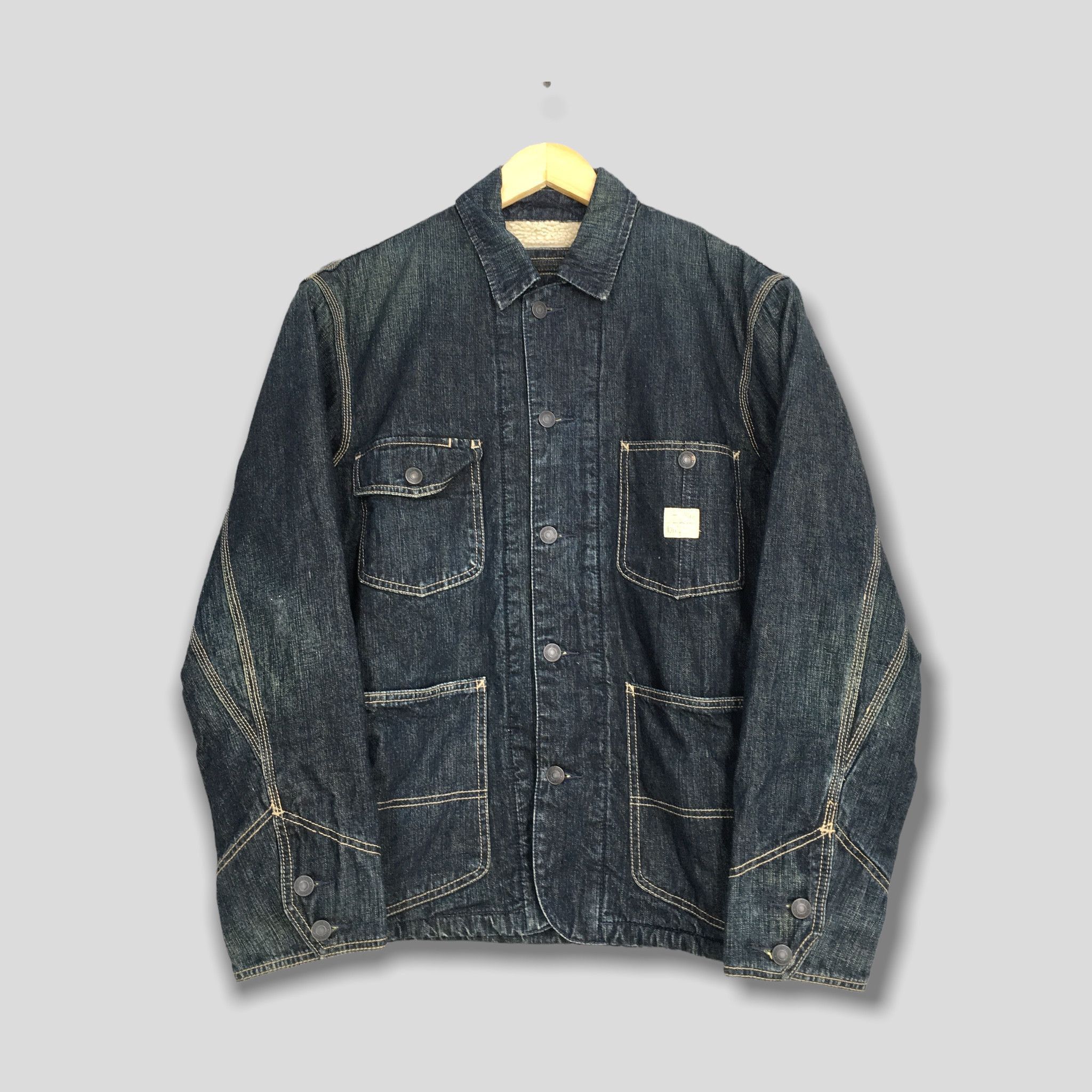 Gap Vintage Gap Denim Workers Jeans Jacket Small Size US S / EU 44-46 / 1 - 1 Thumbnail