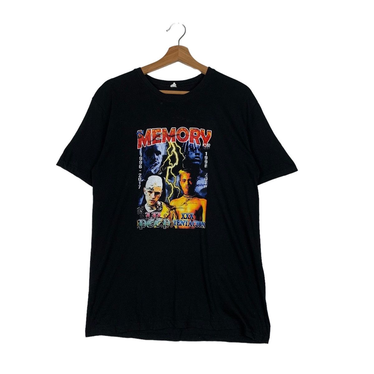 Rap Tees IN MEMORY LIL PEEP & XXX TENTACION PRINTED TEE #0270-C12 Size US L / EU 52-54 / 3 - 1 Thumbnail