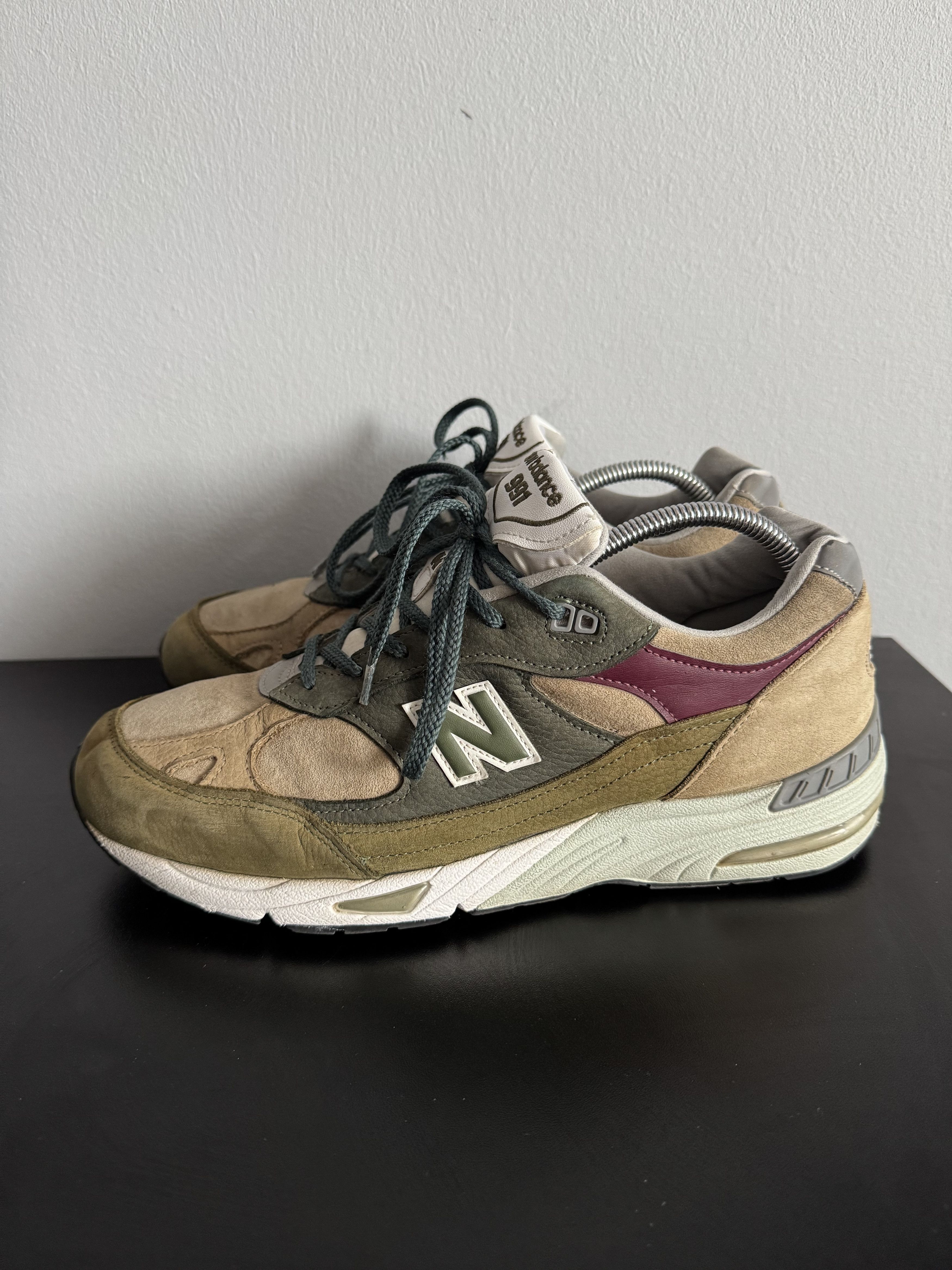 New Balance 991 Made in England Beige Green Olive 990 993
