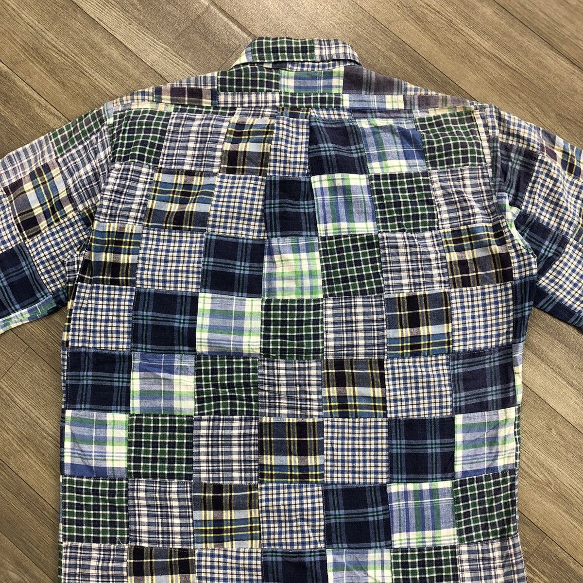 Japanese Brand Vintage Cleve USA Patchwork Shirt Y2K Ifsixwasnine Lgb Goa Size US M / EU 48-50 / 2 - 11 Thumbnail