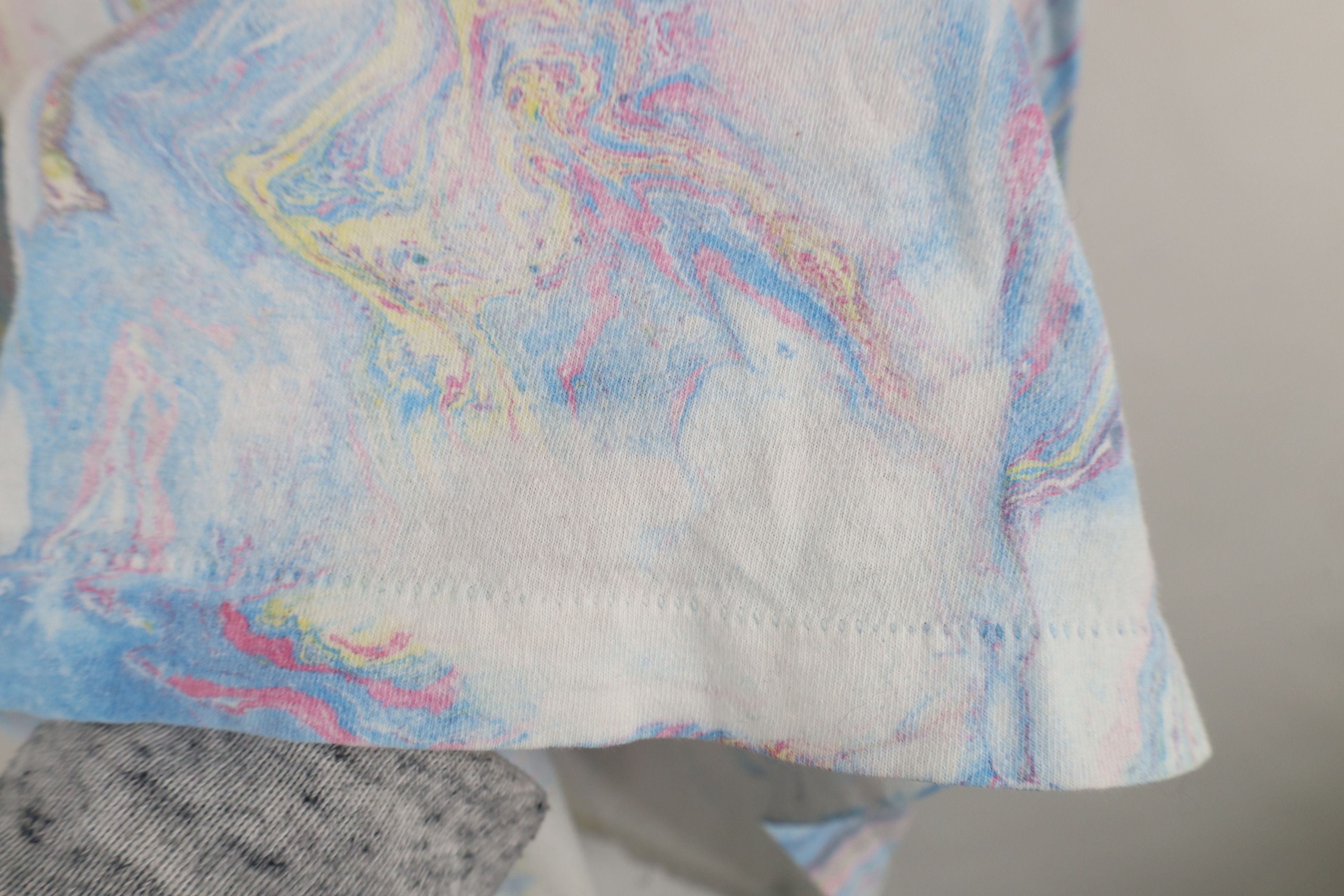 Vintage Vintage 90s Streetwear Paint Tie Dye Shot Sleeve T-Shirt USA Size US XXL / EU 58 / 5 - 6 Thumbnail