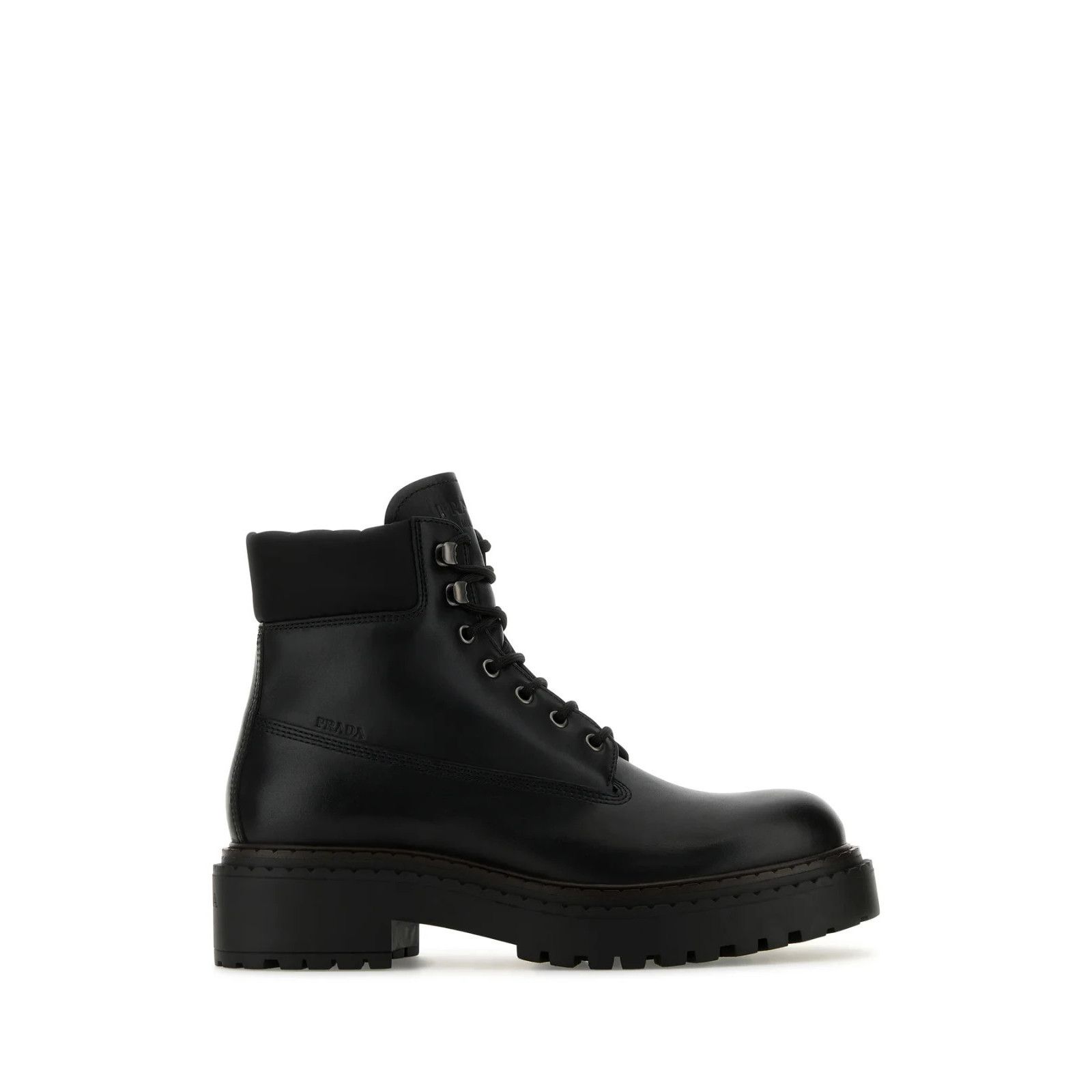 Prada PRADA Black Leather Ankle Boots New And Authentic (Men's siz Size US 9.5 / EU 42-43 - 1 Thumbnail