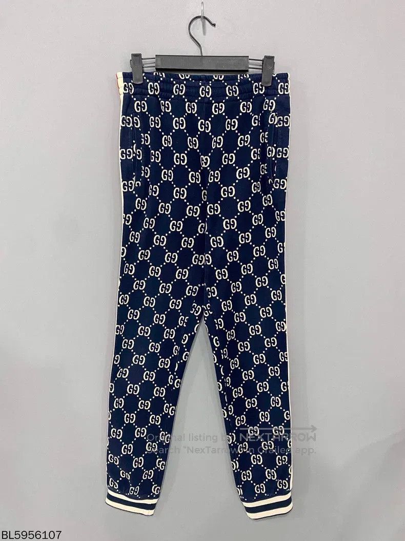 Gucci Gucci Size XS Old-fashioned full-print school uniform trous Size US 27 - 1 Thumbnail
