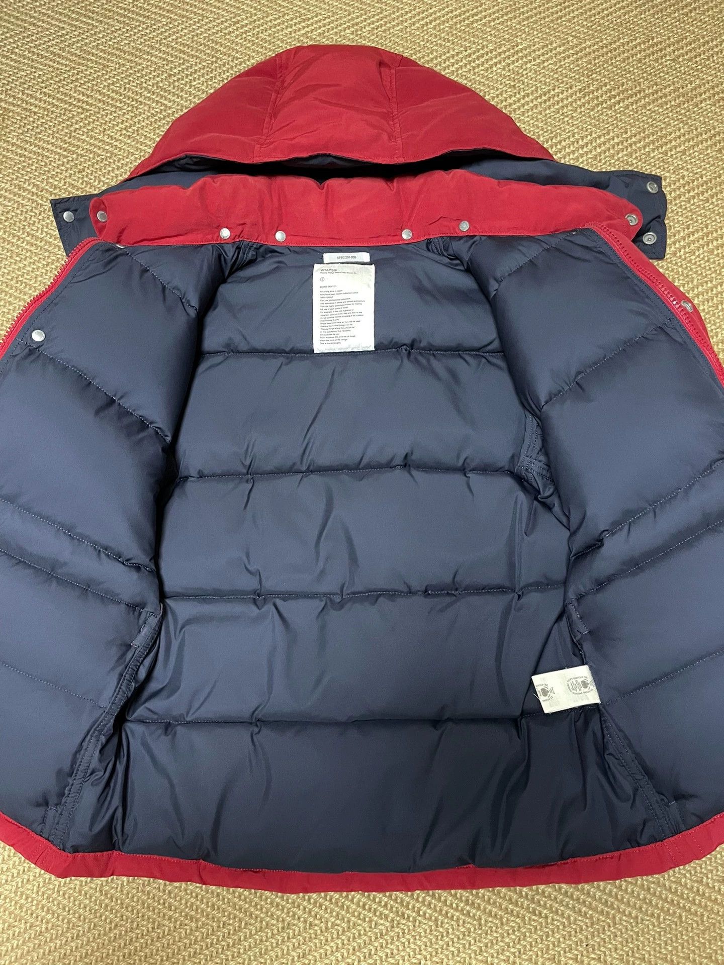 Wtaps WTAPS 60/40 Brick Red Vintage Down Jacket S Size US S / EU 44-46 / 1 - 3 Thumbnail