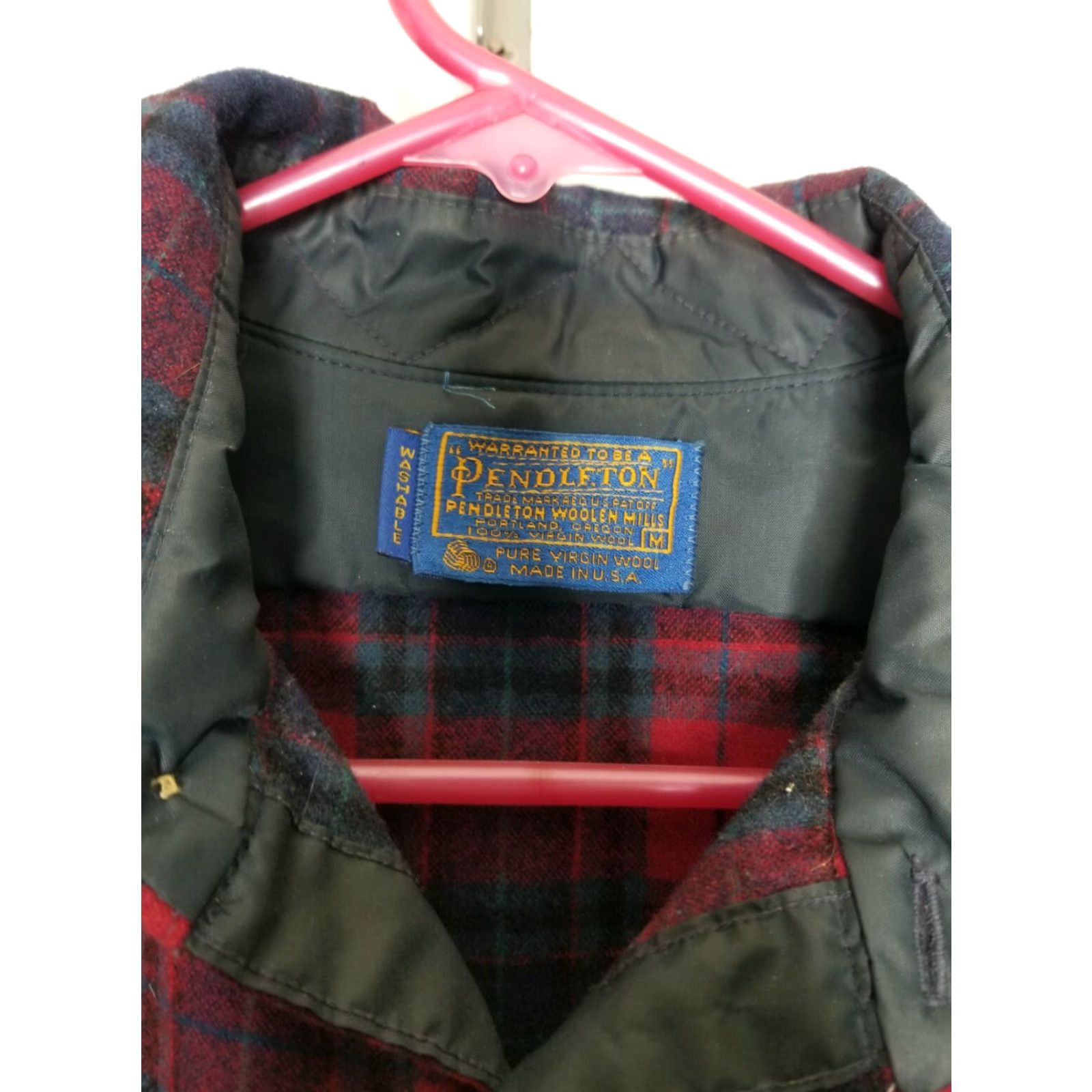 Pendleton VINTAGE Pendleton Wool Plaid Shirt Jacket Mens M USA Made Size US M / EU 48-50 / 2 - 5 Thumbnail
