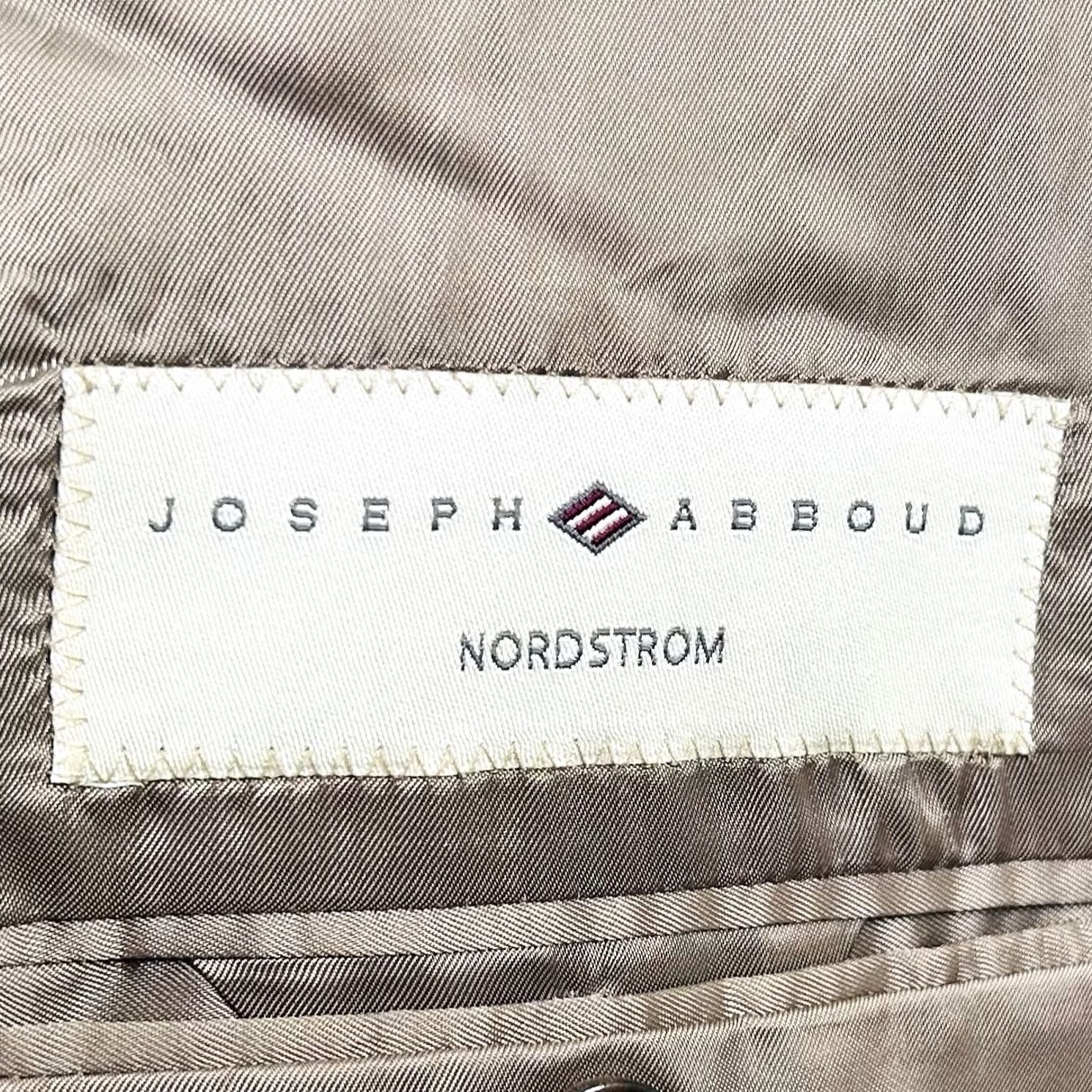 Joseph Abboud Joseph Abboud Sport Coat 46R Silk Wool Gold Knit Three-Button Double Vented Plaid Men's Jacket Court Formal Size US XS / EU 42 / 0 - 3 Thumbnail
