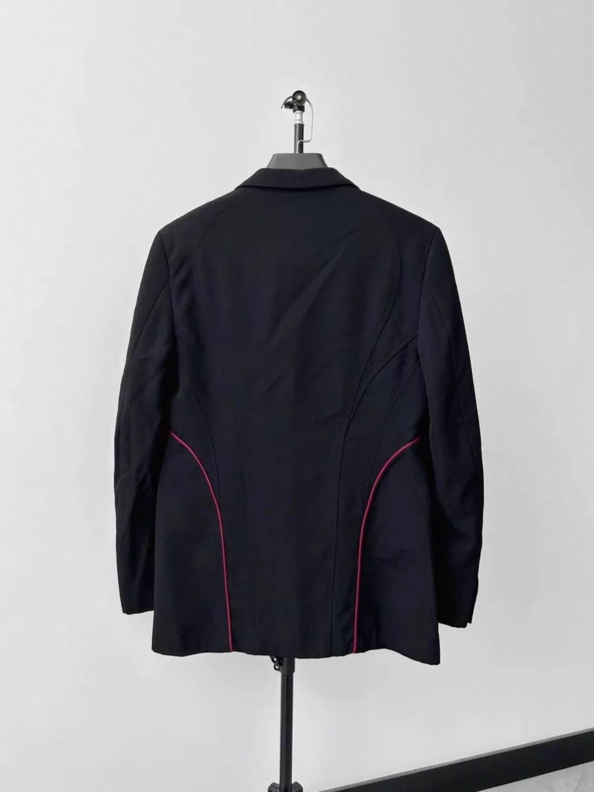 Comme des Garcons CDG Homme Plus Deconstructed Red Line Black Suit M Size US M / EU 48-50 / 2 - 3 Thumbnail