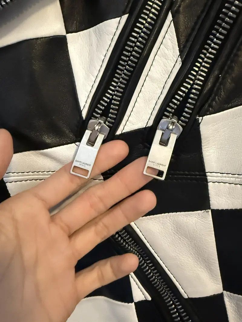 Saint Laurent Paris Saint laurent SS14 checkered damier multi zip jacket hedi Size US M / EU 48-50 / 2 - 4 Thumbnail