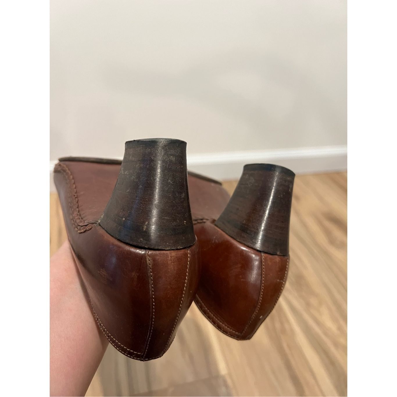 Other Quercioli Firenze Vintage Leather Heels Handmade in Italy eu Size US 8 / IT 38 - 10 Thumbnail
