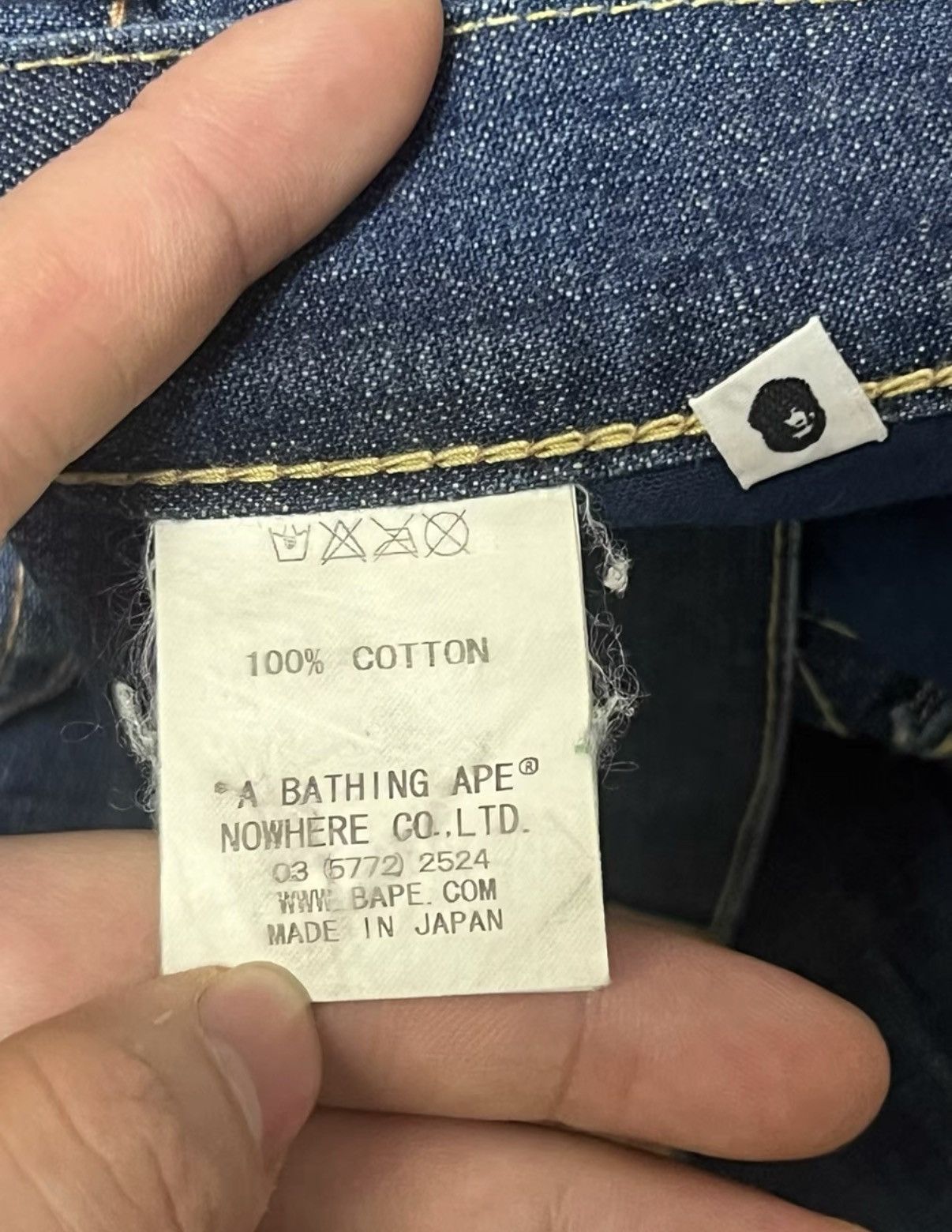 Bape BAPE Baby Milo denim shorts Size US 38 / EU 54 - 3 Thumbnail