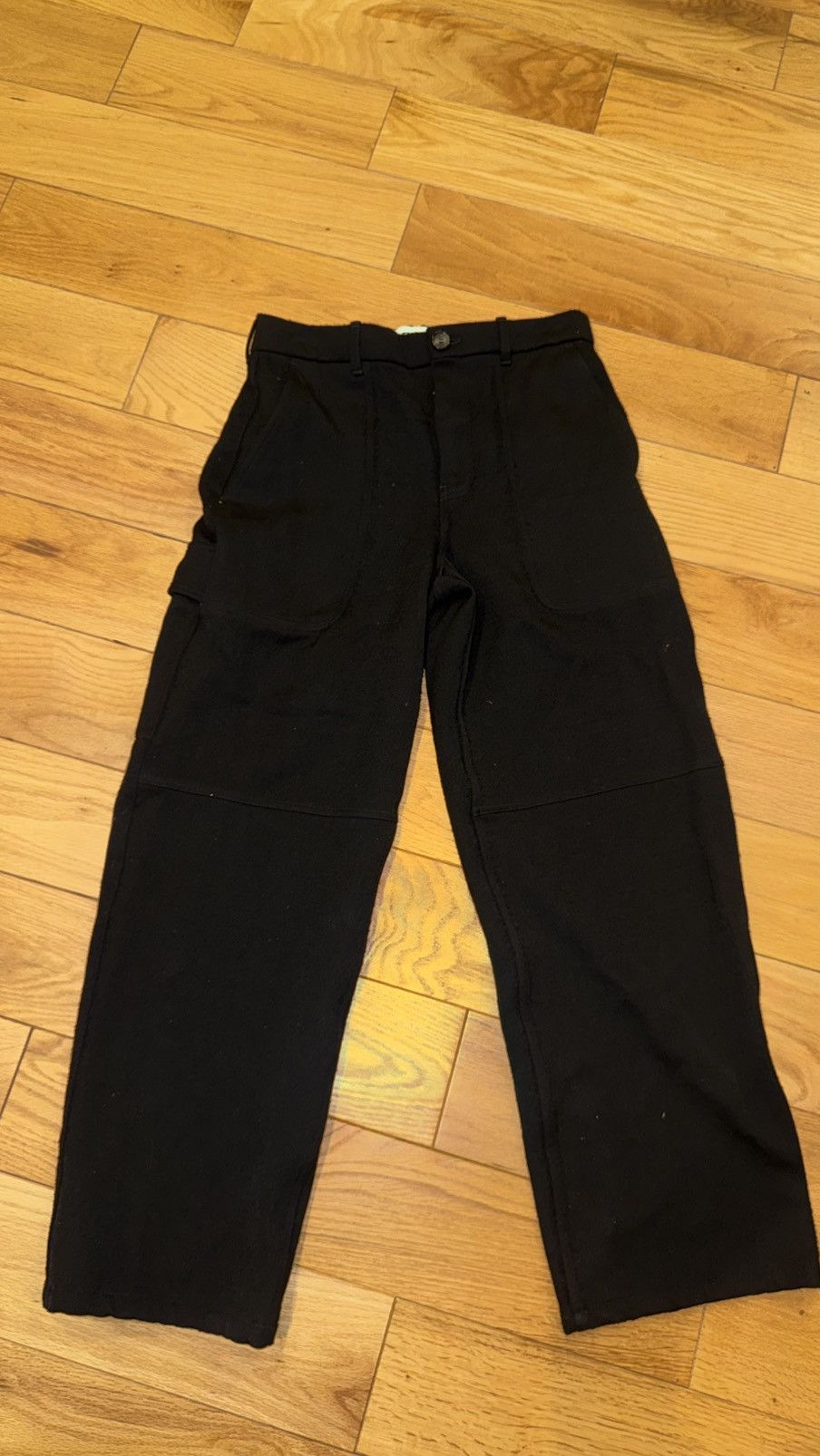 Loewe Loewe Wool Trousers with Leather Details Size US 39 - 2 Thumbnail