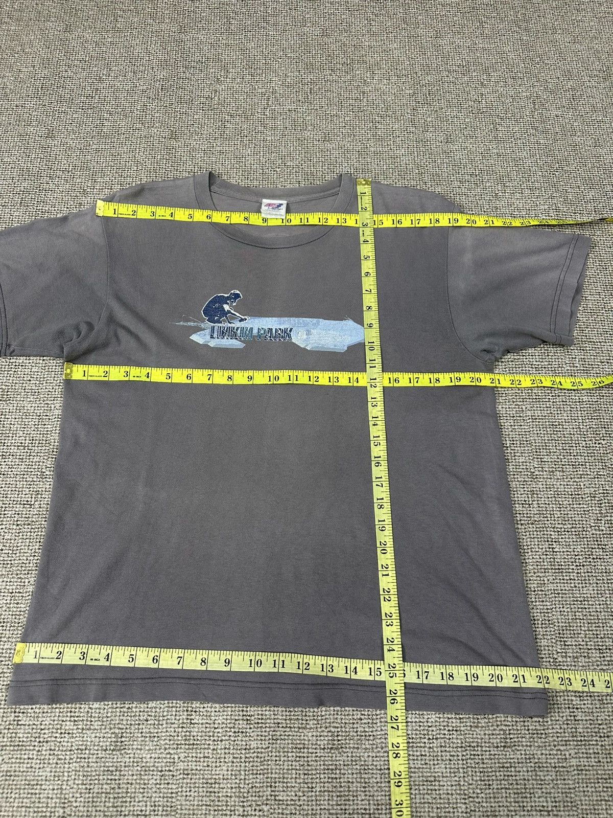 Band Tees Linkin Park Graphic Faded Tshirt A1010 Size US L / EU 52-54 / 3 - 6 Thumbnail