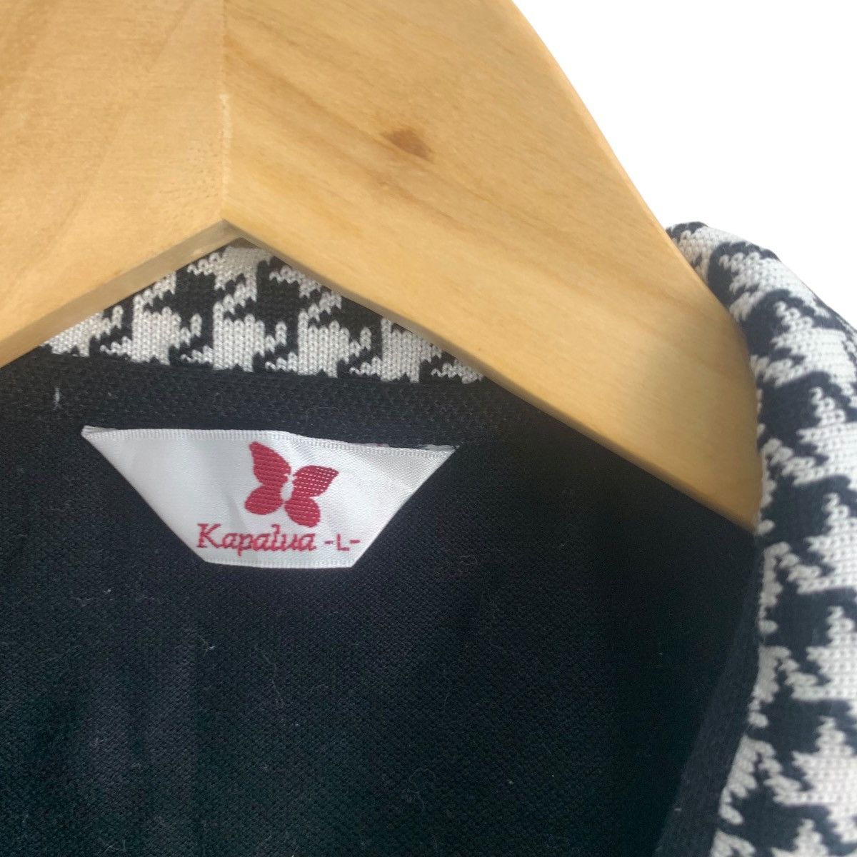 Vintage Vintage KAPALUA HAWAII MAUI Houndstooth Polo Tee Shirt Top Size US L / EU 52-54 / 3 - 9 Thumbnail