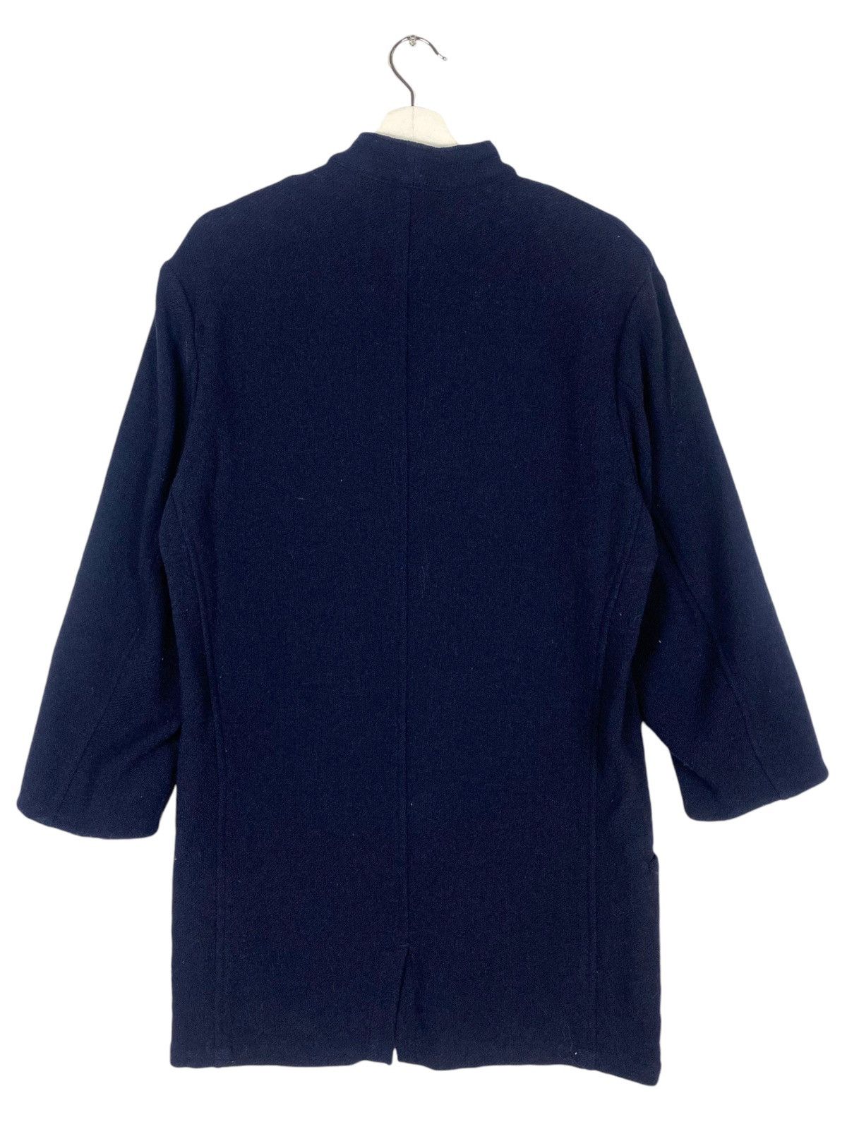 Y's × Y's for Men × Yohji Yamamoto 💥80s Y’s BY YOHJI YAMAMOTO ICONIC NAVY BLUE COAT JACKET Size US M / EU 48-50 / 2 - 6 Thumbnail