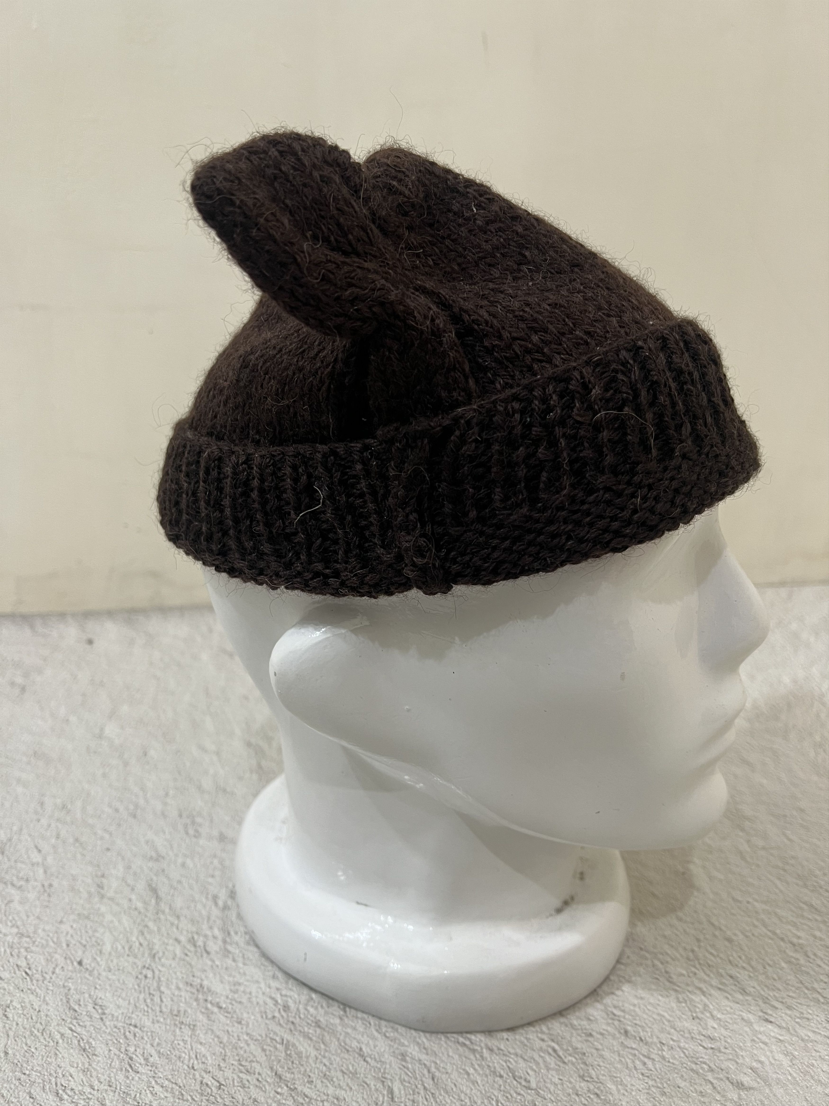 Japanese Brand 2000s Archival Hysteric Bunny Horn Knit Beanie y2k Lgb Ifsix Size ONE SIZE - 3 Thumbnail