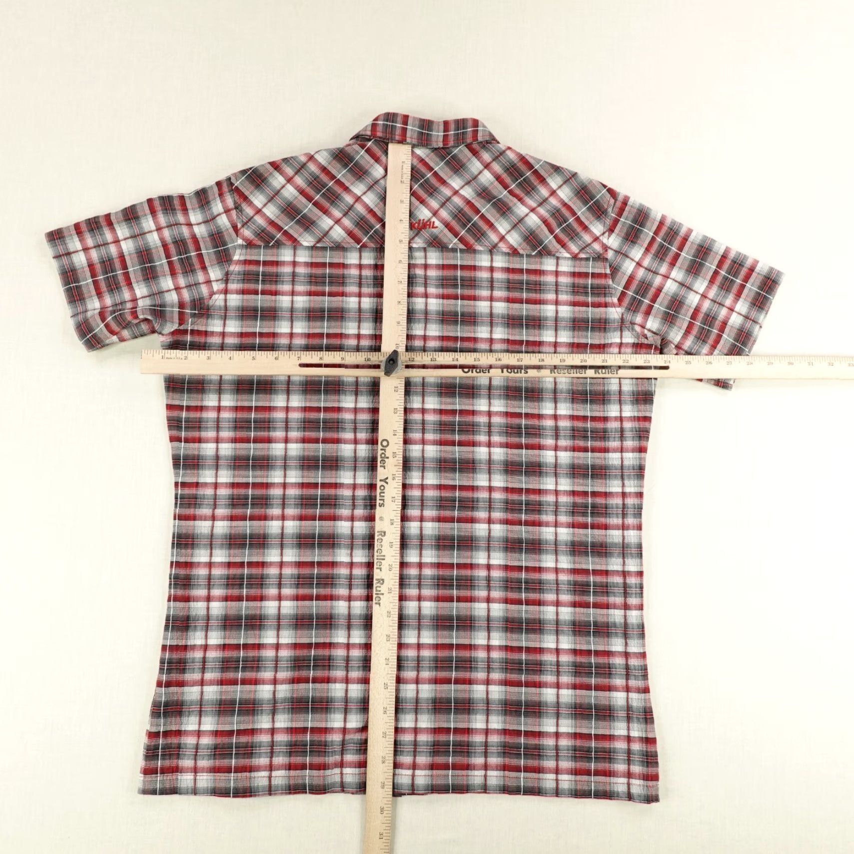 Vintage Kuhl Shirt Mens M Red Plaid Short Sleeve Button Up Outdoor Work Casual Travel Size US M / EU 48-50 / 2 - 7 Thumbnail