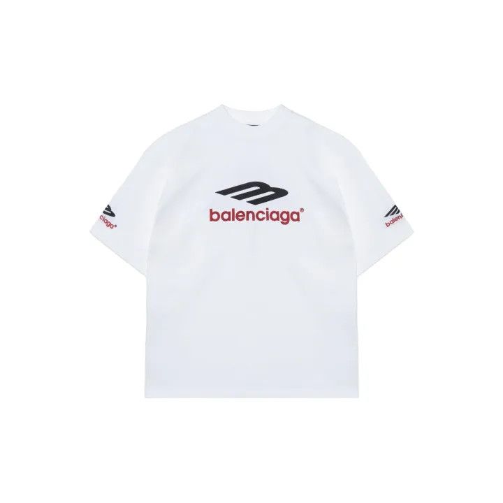 Balenciaga Balenciaga 3B Sports Icon Logo Short Sleeve Tee 0079 Size US M / EU 48-50 / 2 - 1 Thumbnail