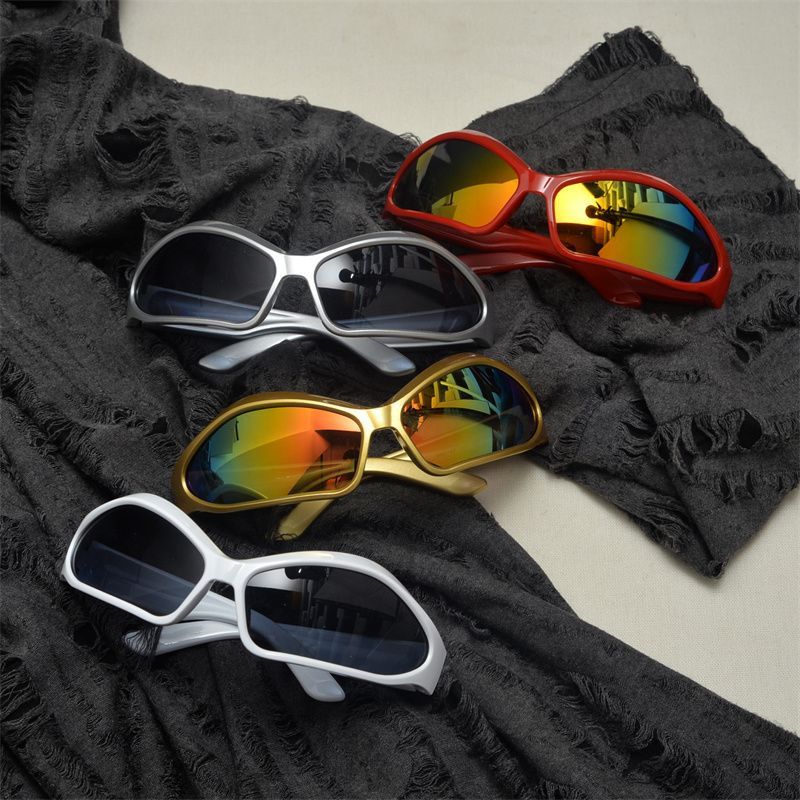 Electric Visual Hip-hop Street ins style custom avant-garde sunglasses Size ONE SIZE - 2 Thumbnail