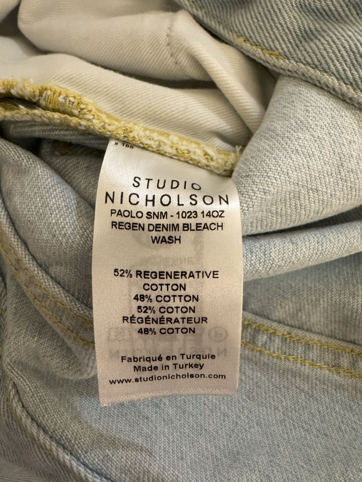 Studio Nicholson Studio Nicholson Paolo Denim Pant Size US 32 / EU 48 - 5 Thumbnail