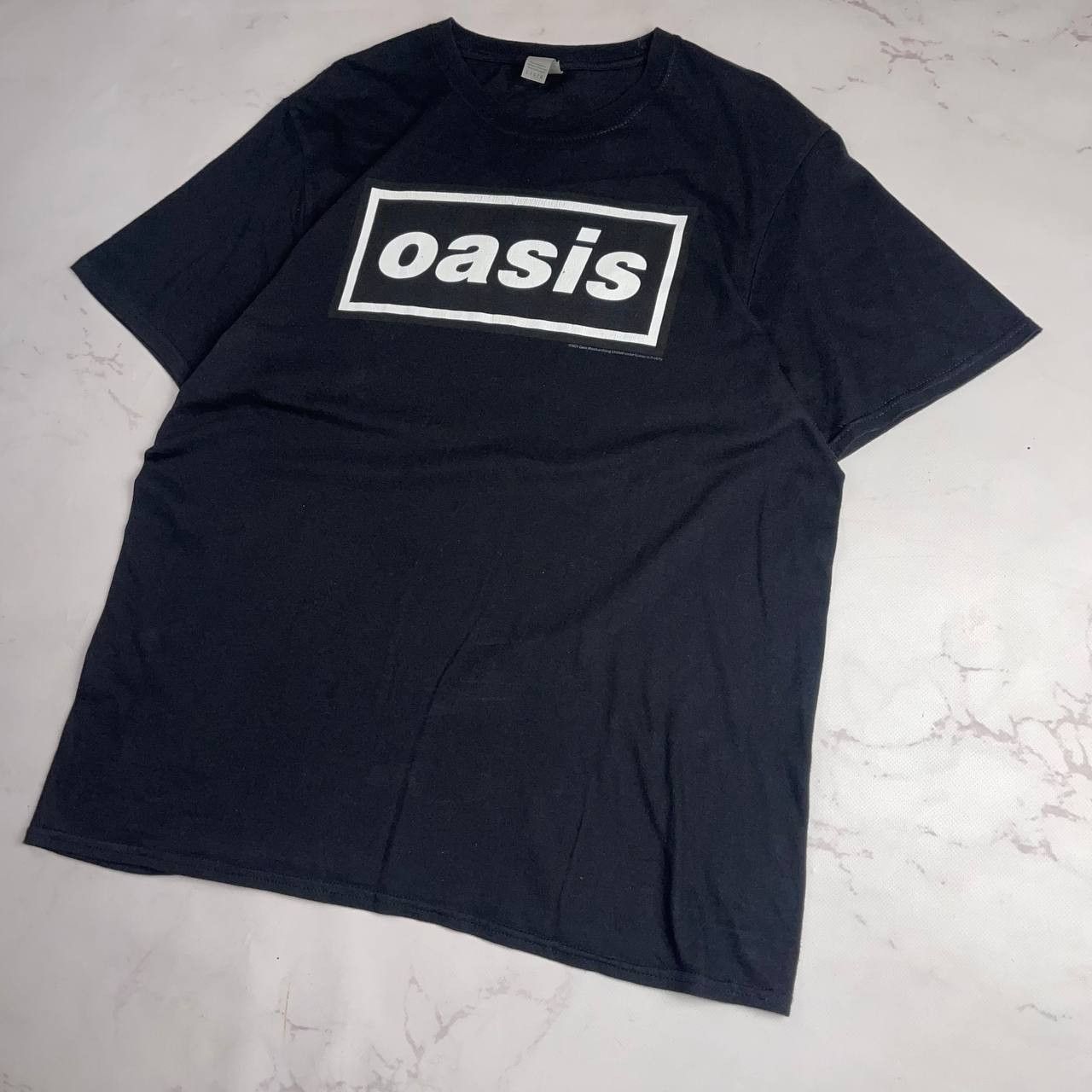 Vintage Vintage OASIS DEFINITELY Y2K ROCK BAND T-SHIRT MENS SIZE L Size US L / EU 52-54 / 3 - 3 Thumbnail