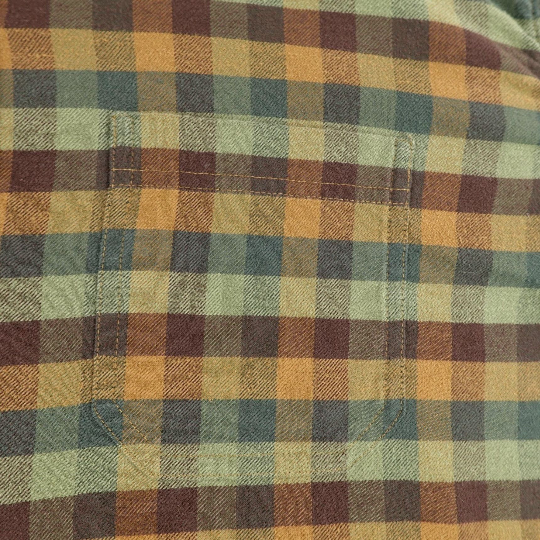 Vintage LL Bean Shirt Mens XL Green Plaid Comfort Stretch Flannel Outdoor Button-Up Button-Down Collar Size US XL / EU 56 / 4 - 3 Thumbnail